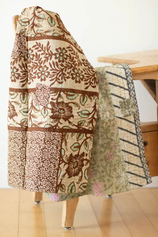 Sweet No. 6 Kantha Baby Blanket