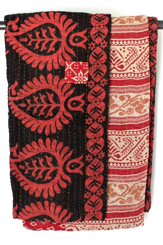 Meaningful Kantha Throw