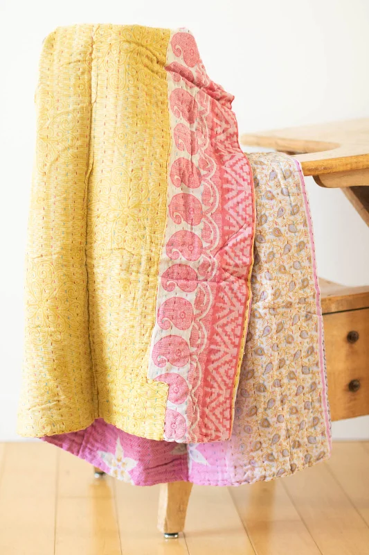 Precious No. 1 Kantha Baby Blanket