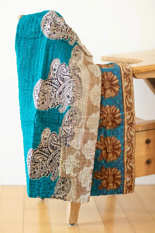 Lovely No. 9 Kantha Baby Blanket