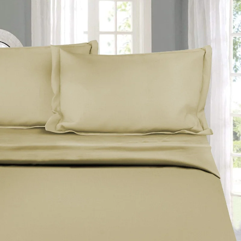 Oakes Solid Bedsheet - Beige