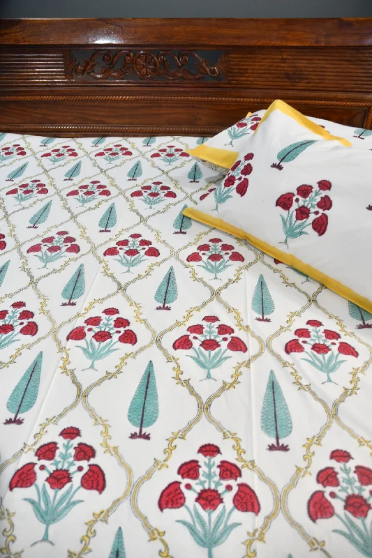 Khushnuma Bedsheet: Jaipur Luxury for Your Bedroom