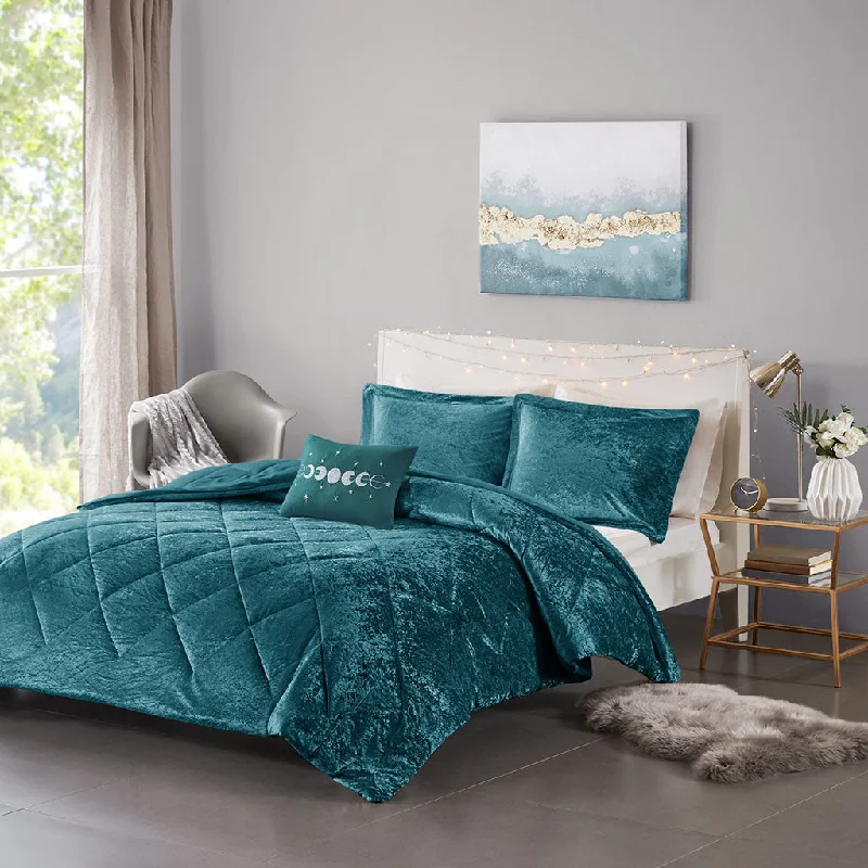 Streamdale Felicia Velvet Comforter Set