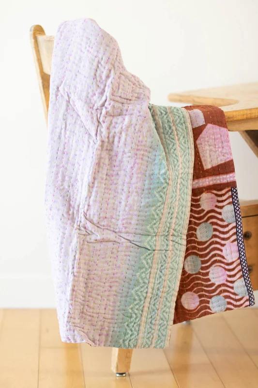 Lovely No. 4 Kantha Baby Blanket