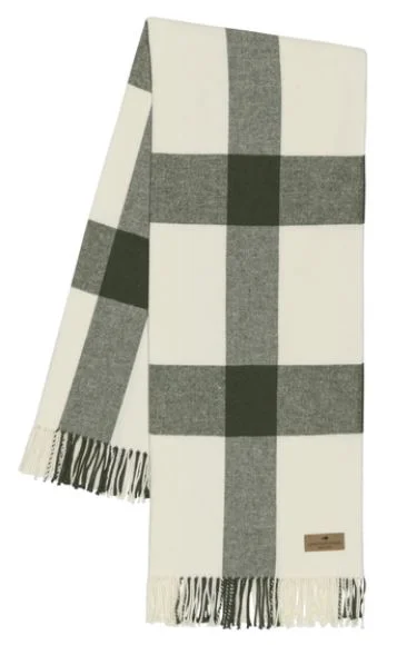 Italian Throw Blanket - Hunter Wellington Plaid