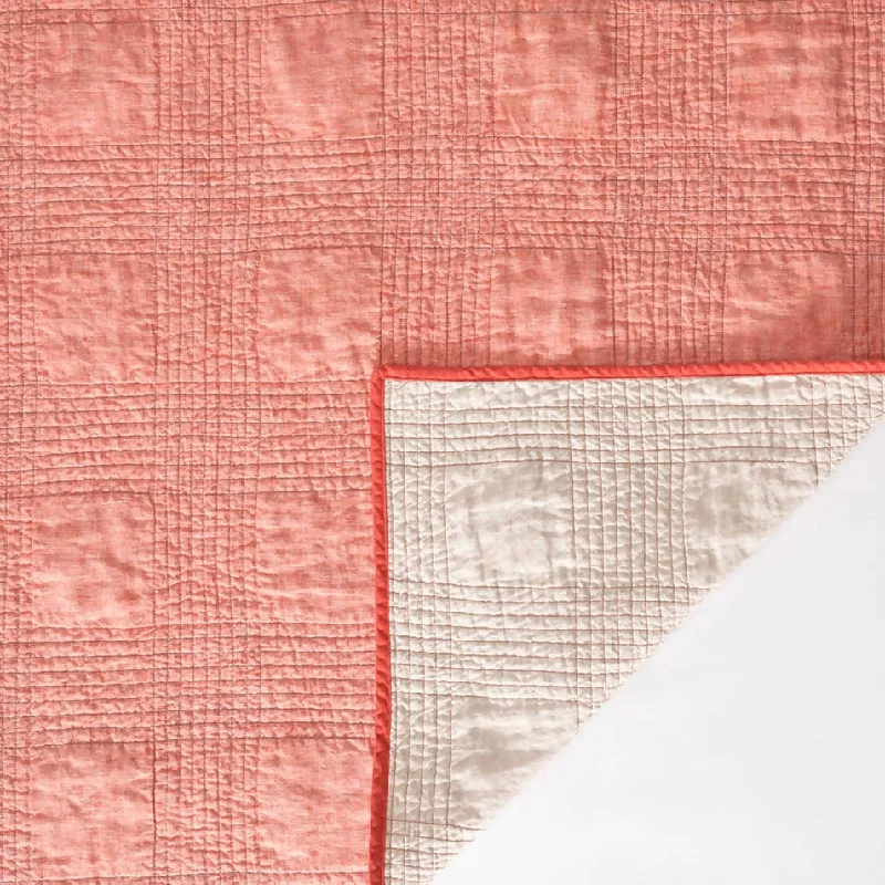 Providence Quilt (Coral)