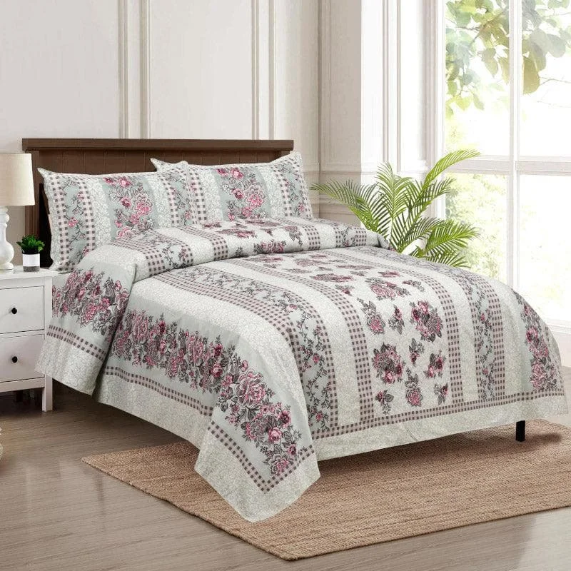 Maharani Mahal Bedsheet - White