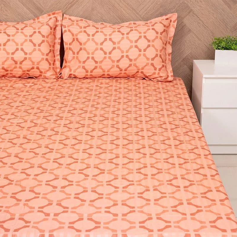 Ulrika Neva Bedsheet - Rust