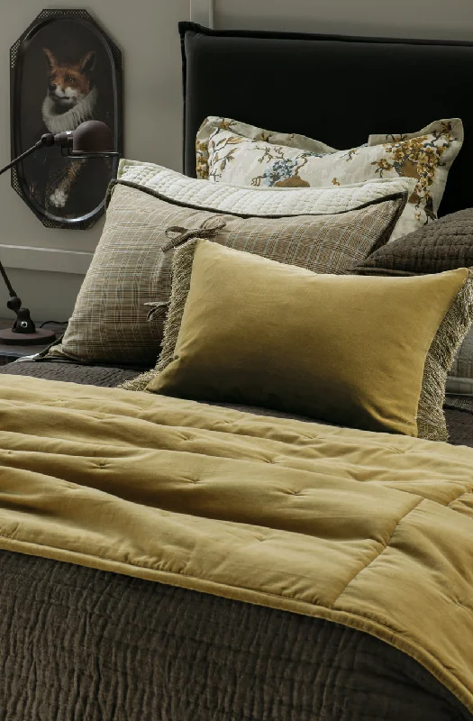 tramonto ochre comforter