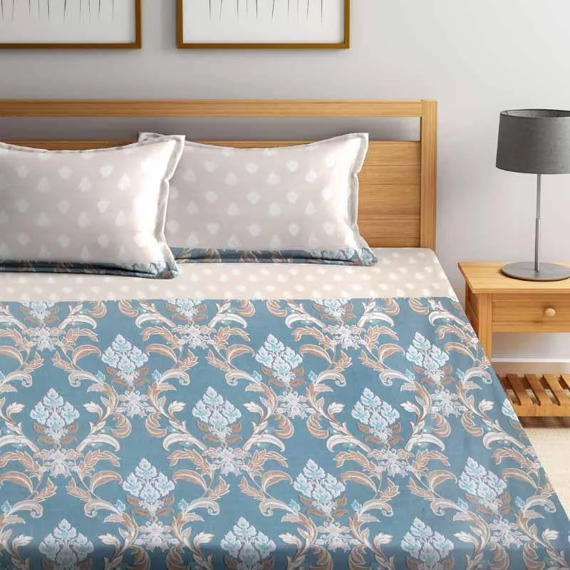 Pristine Paisley Printed Bedsheet