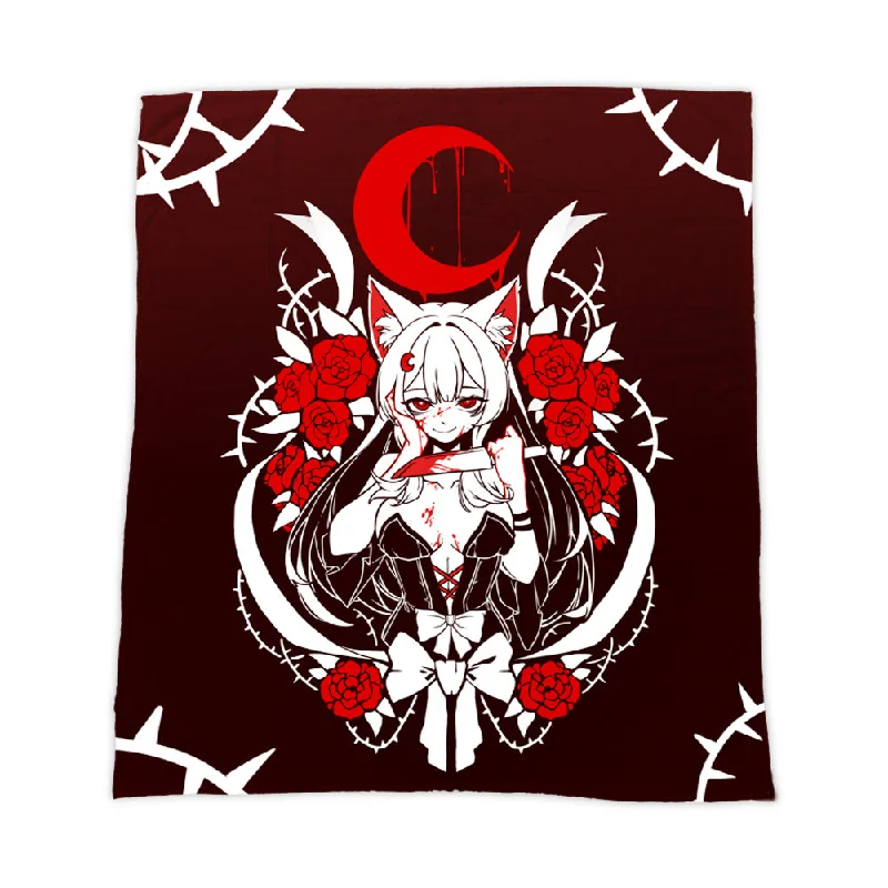 NicholeGoodnight Sinister Beauty Throw Blanket