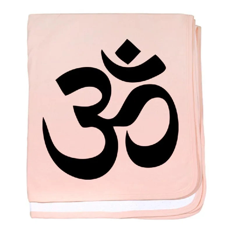 Om Aum baby blanket - Standard Pink