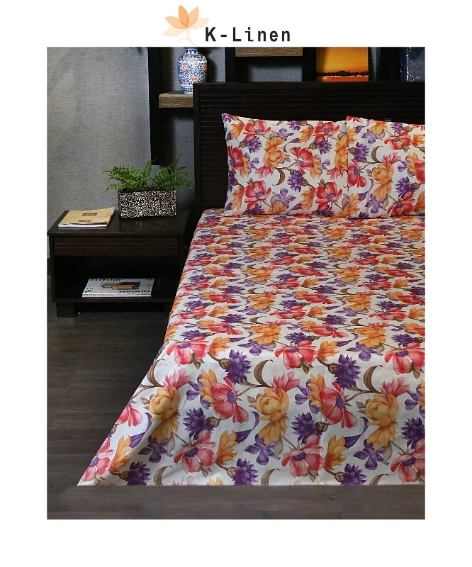 Clarkia Bed Sheet Set