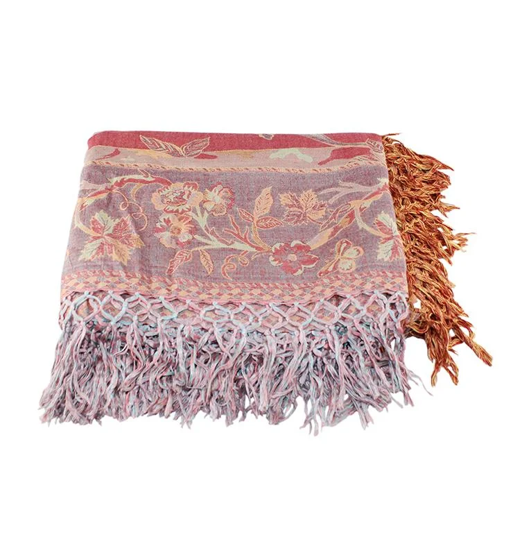 Artisan Crafted Silk Throw - Paisley