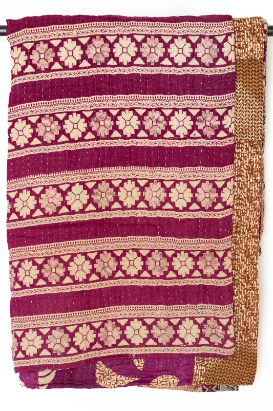 Reveal No. 1 Kantha Large Throw