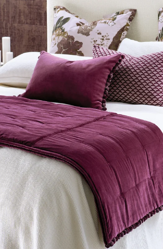 cerchio fuchsia comforter