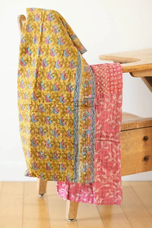 Lovely No. 6 Kantha Baby Blanket