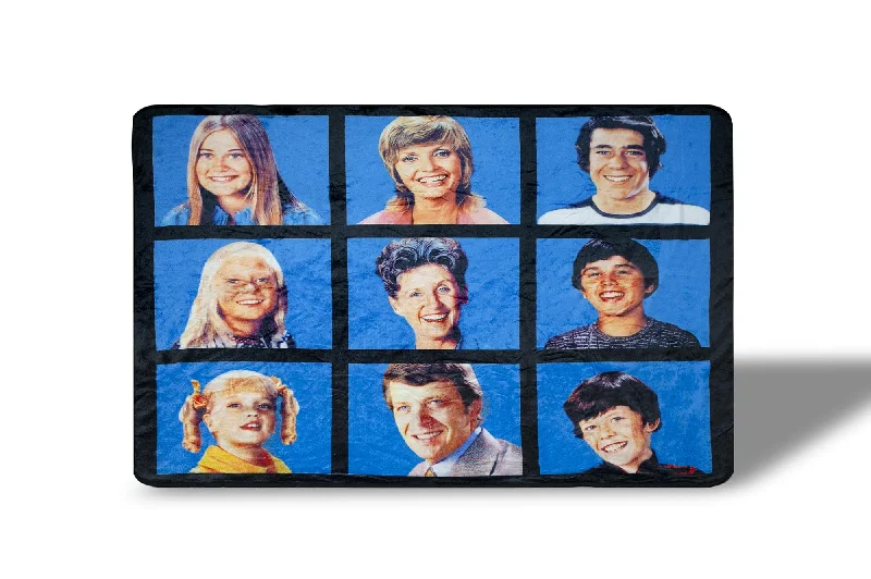 The Brady Bunch Fleece Throw Blanket | 45 x 60 Inches