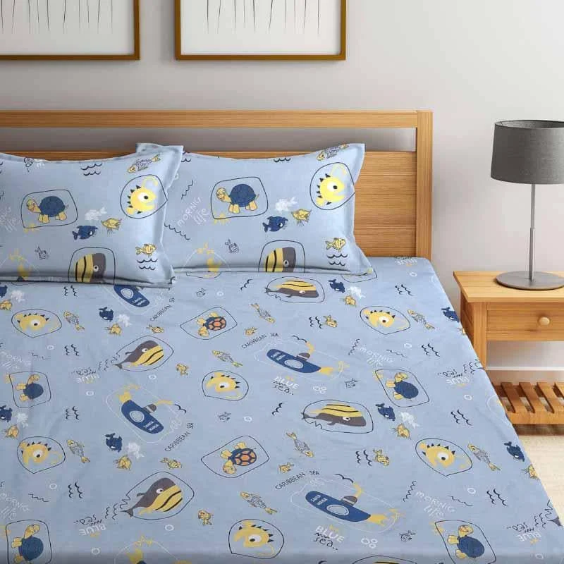 Imaginations Fly Printed Bedsheet