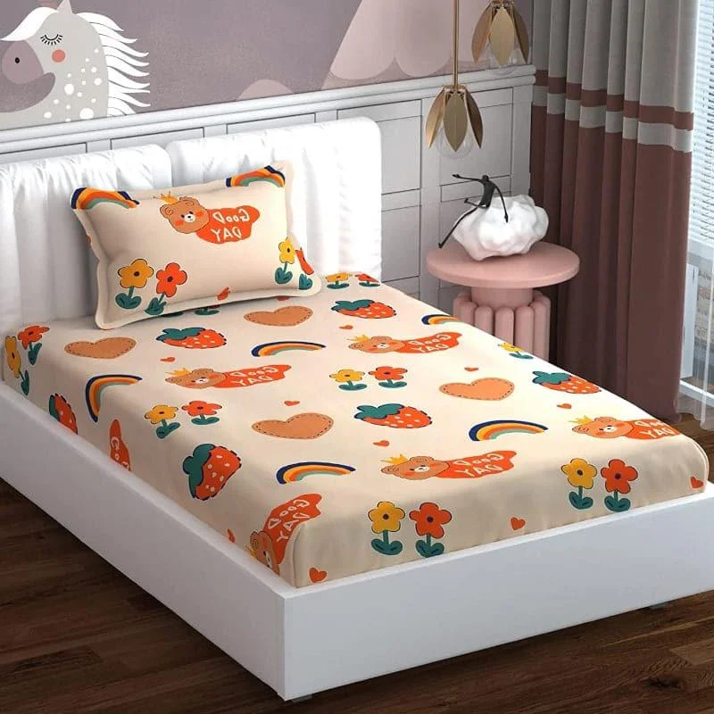 Bohotastic Bedsheet - Peach