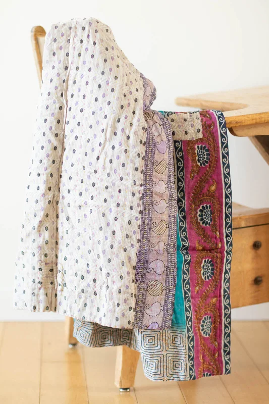 Precious No. 3 Kantha Baby Blanket