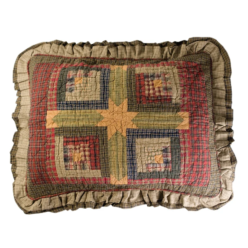 Tea Cabin Pillow Sham (Choose Size)