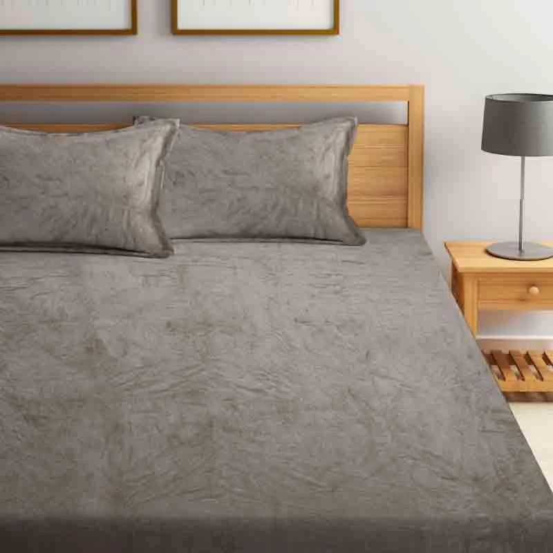 Solid Dust Bedsheet - Grey