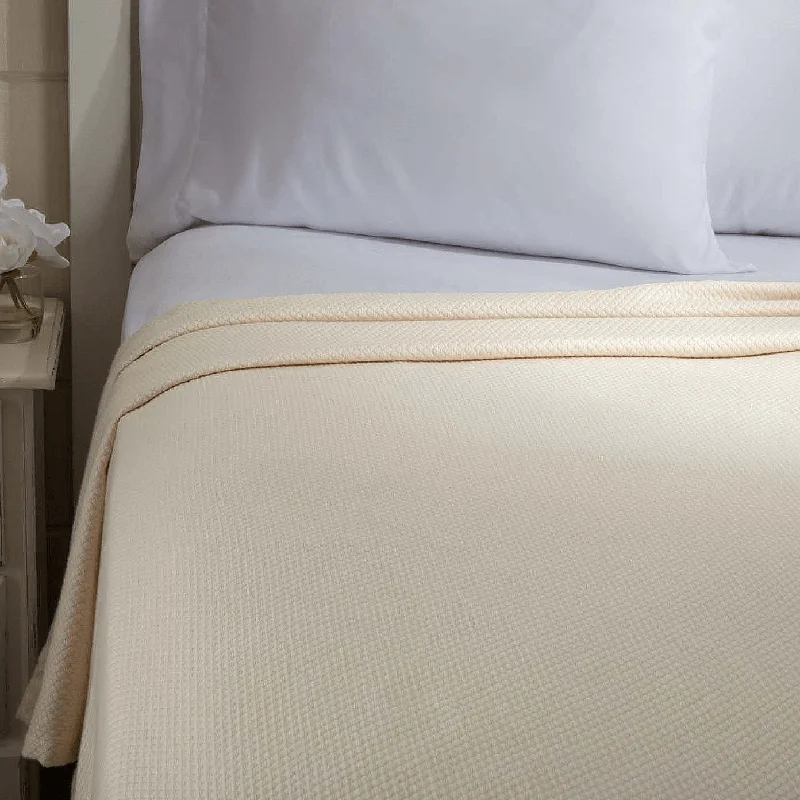 Serenity Creme Woven Blanket