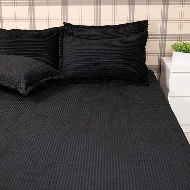 Warm Cosy Bedsheets - Black