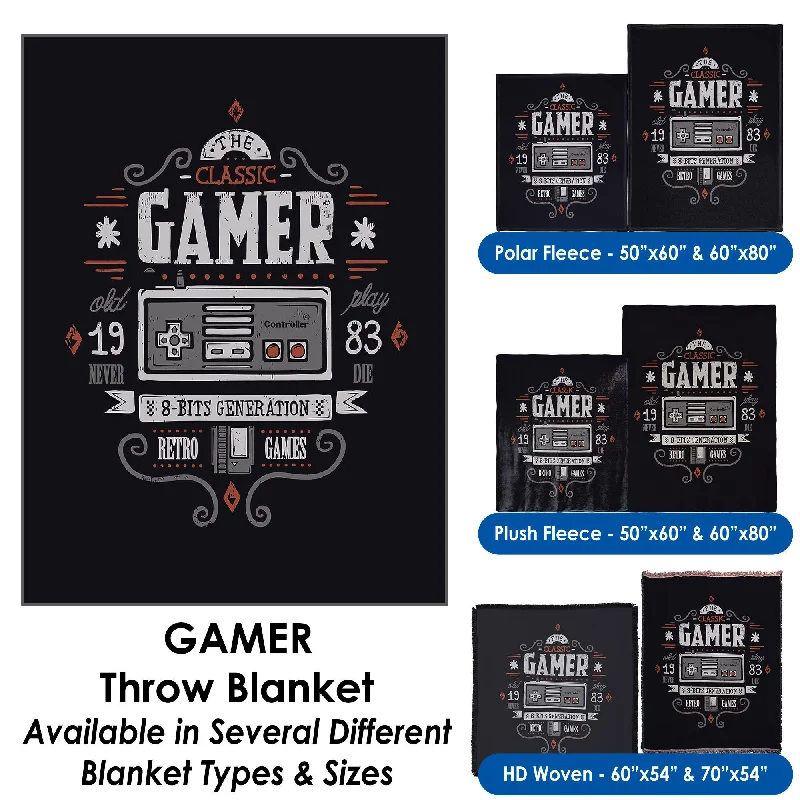 Gamer - Throw Blanket / Tapestry Wall Hanging