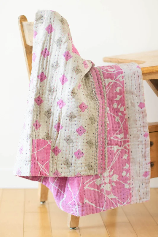 Precious No. 4 Kantha Baby Blanket