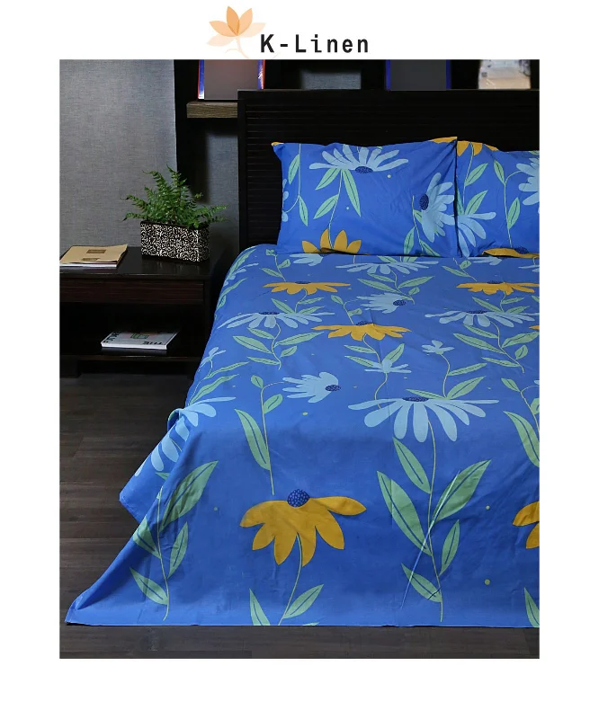 Bloomrise Cotton Bed Sheet