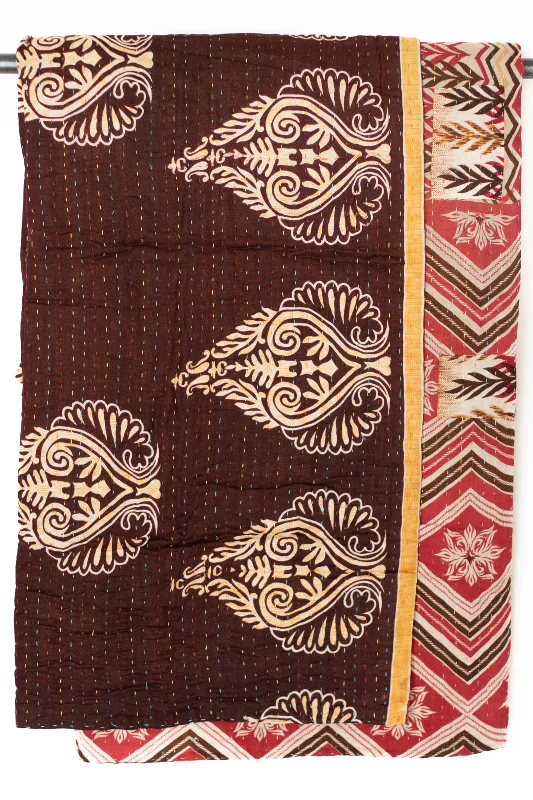 Wild No. 5 Kantha Large Throw