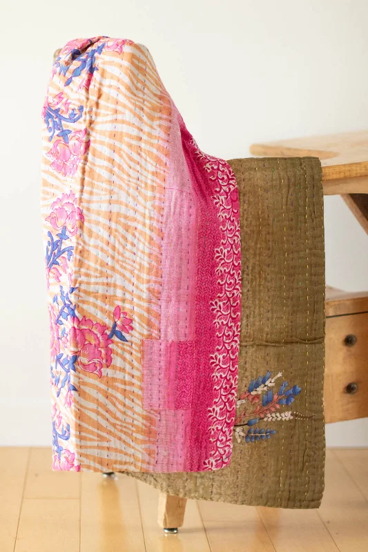 Special No. 5 Kantha Mini Blanket