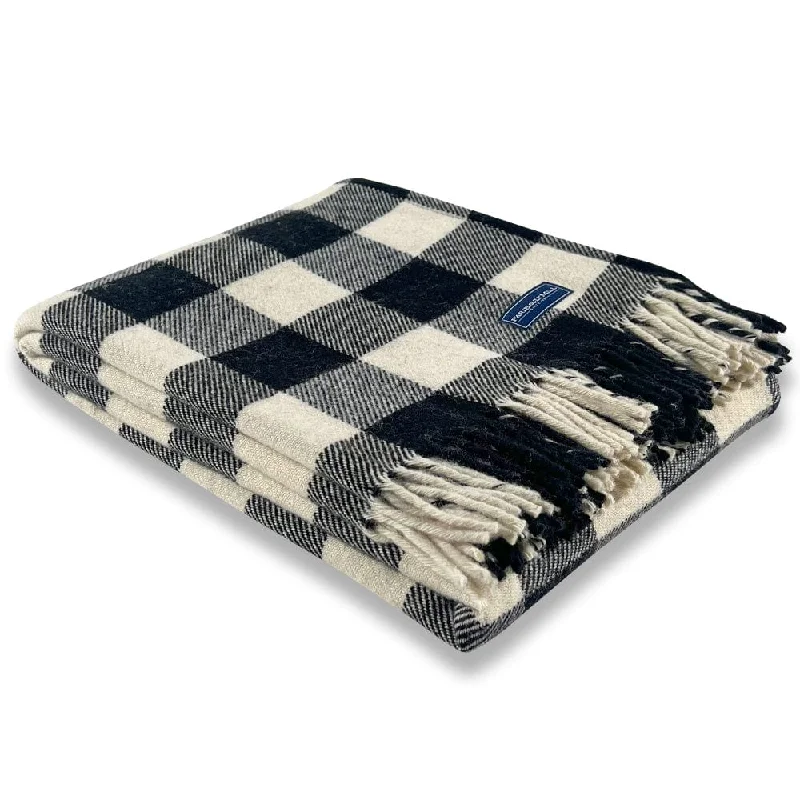 Buffalo Check Wool Throw Blanket