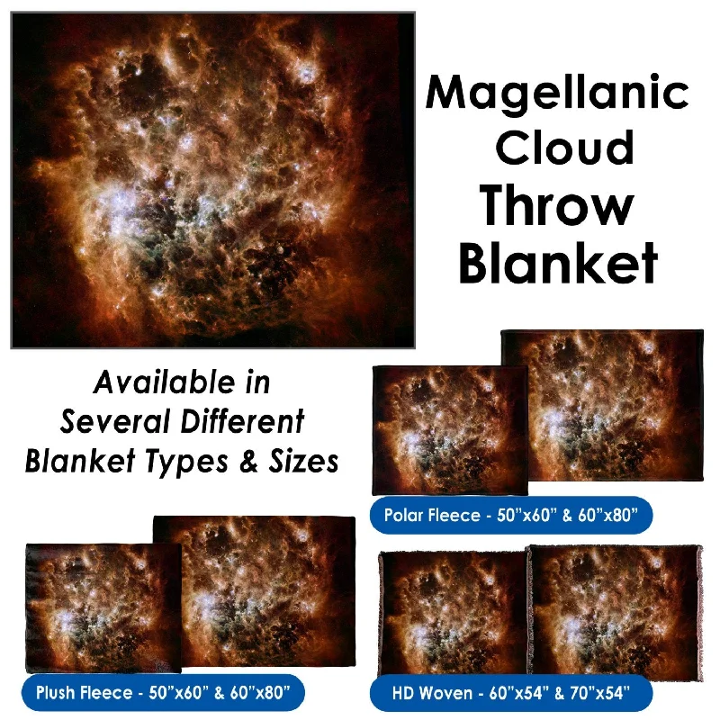 Magellanic Cloud - Throw Blanket / Tapestry Wall Hanging