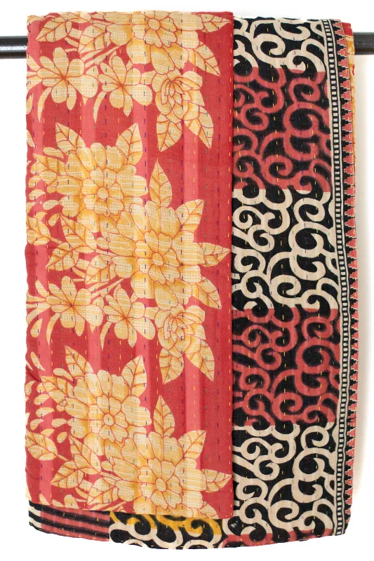 Spirited Kantha Throw