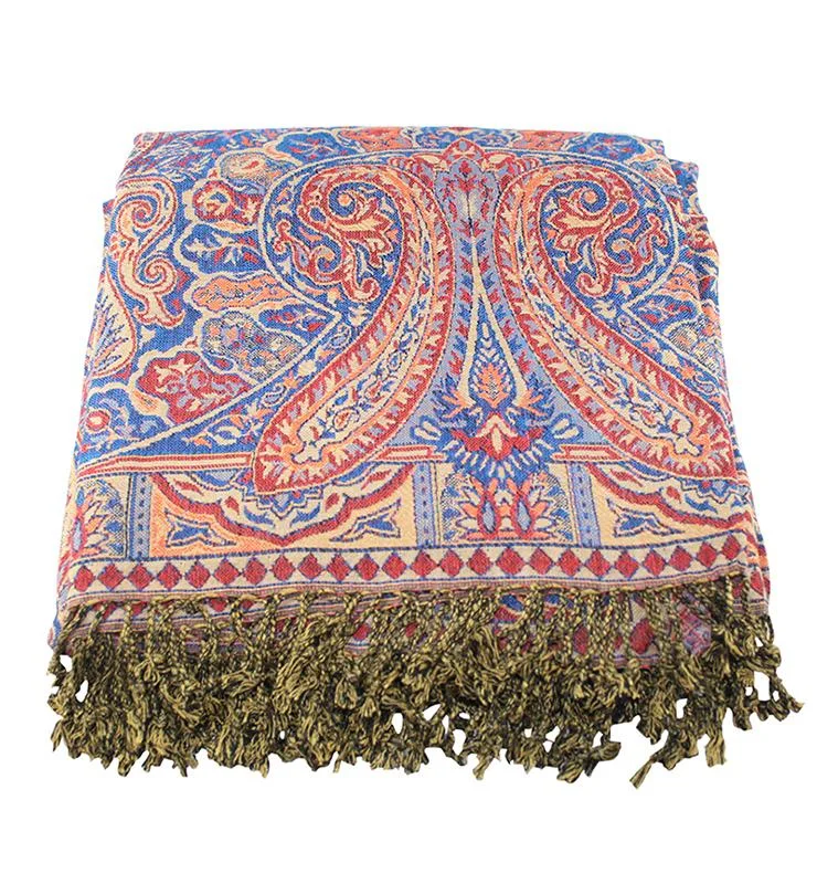 Paisley Wool Throw