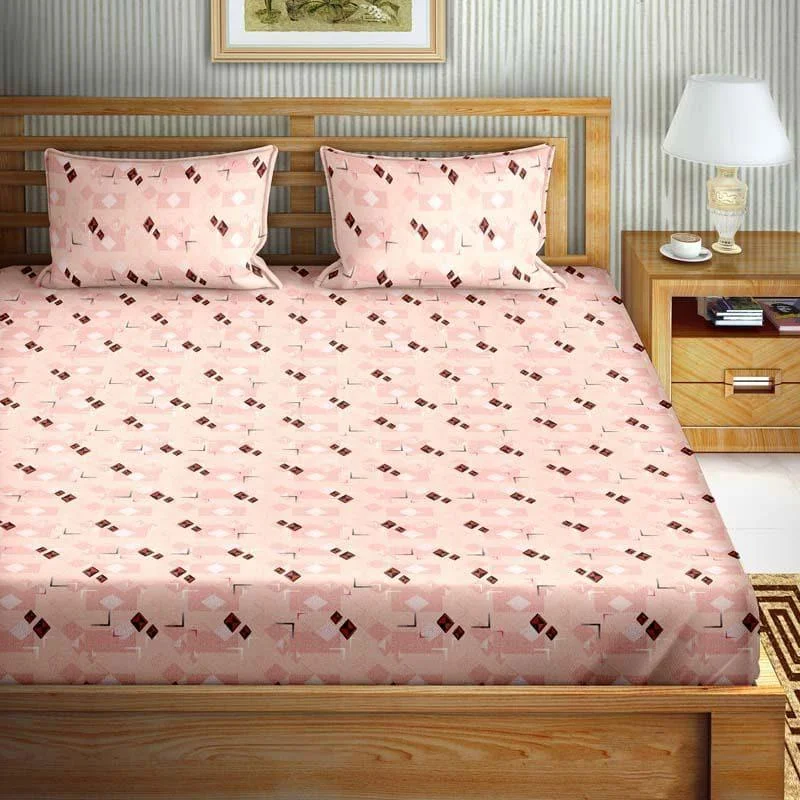 Bloomscape Bedsheet - Peach