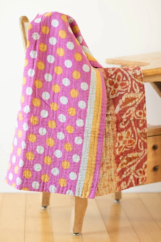 Lovely No. 3 Kantha Baby Blanket