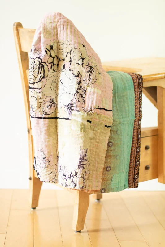 Wee Little No. 9 Kantha Mini Blanket