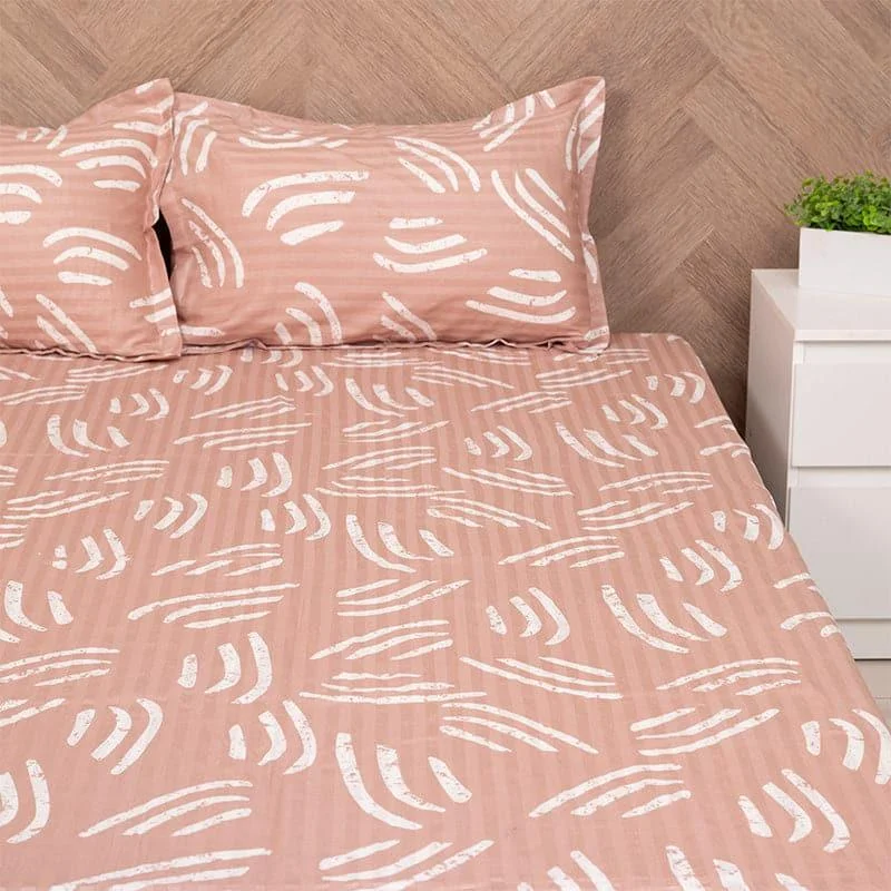 Autumn Bliss Bedsheet - Rust