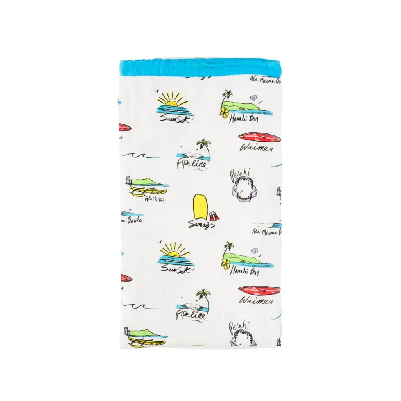 Surf Report Throw Blanket