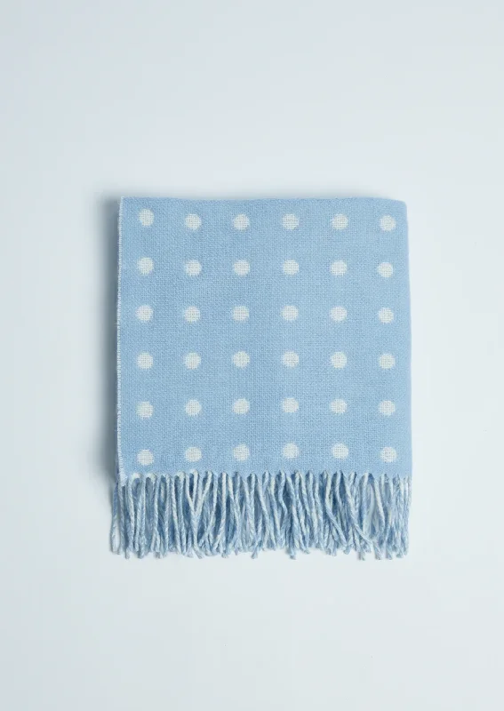 Foxford Blue Spot Baby Blanket