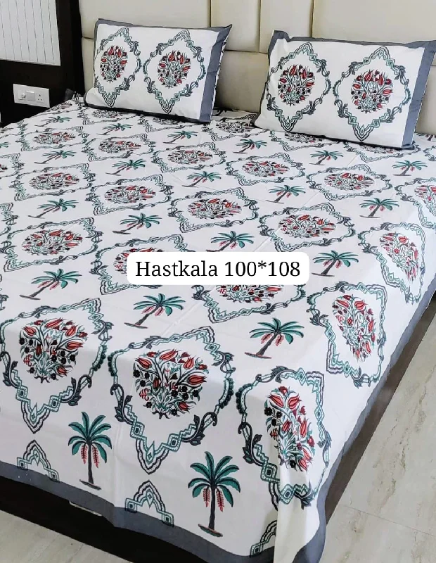 TROPICAL SCREENPRINT BEDSHEET