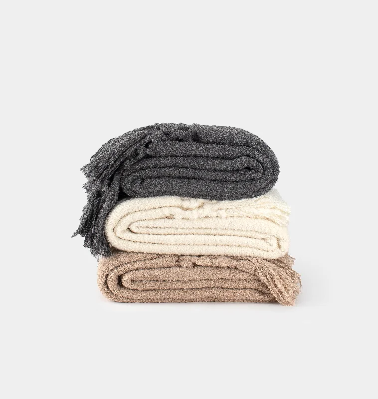 Maya Boucle Throw Blanket