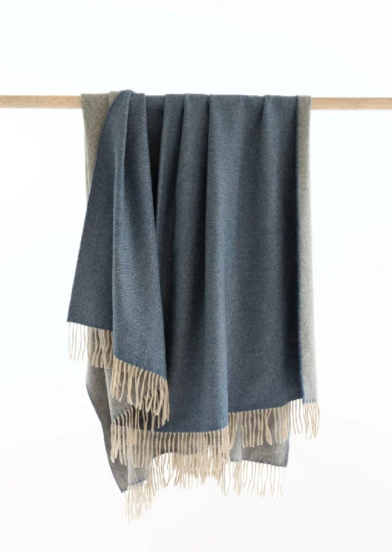 John Hanly Wool Angora Throw