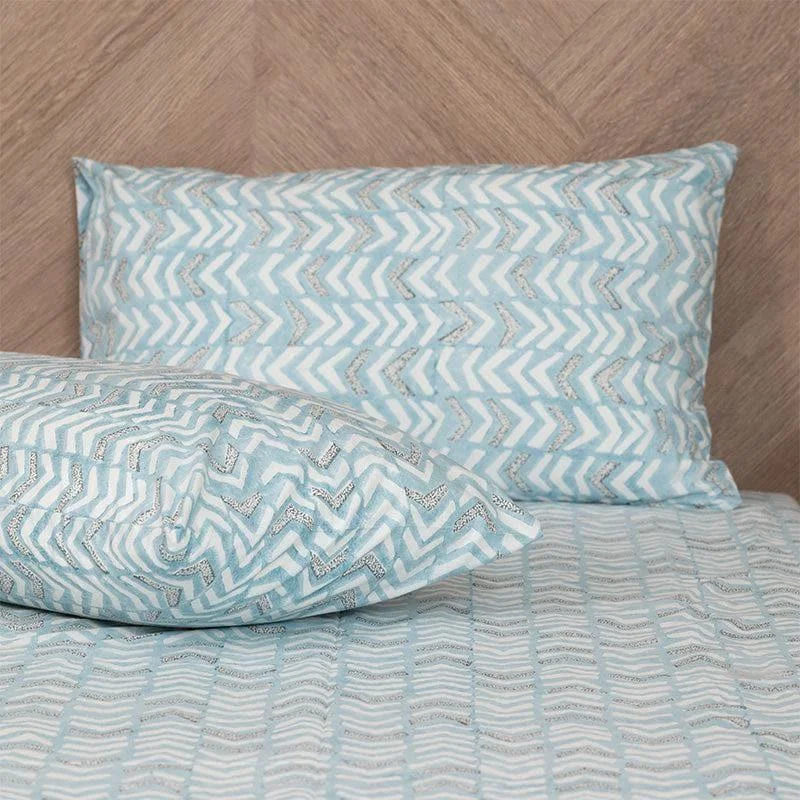 Arrow Stripe Bedsheet - Blue