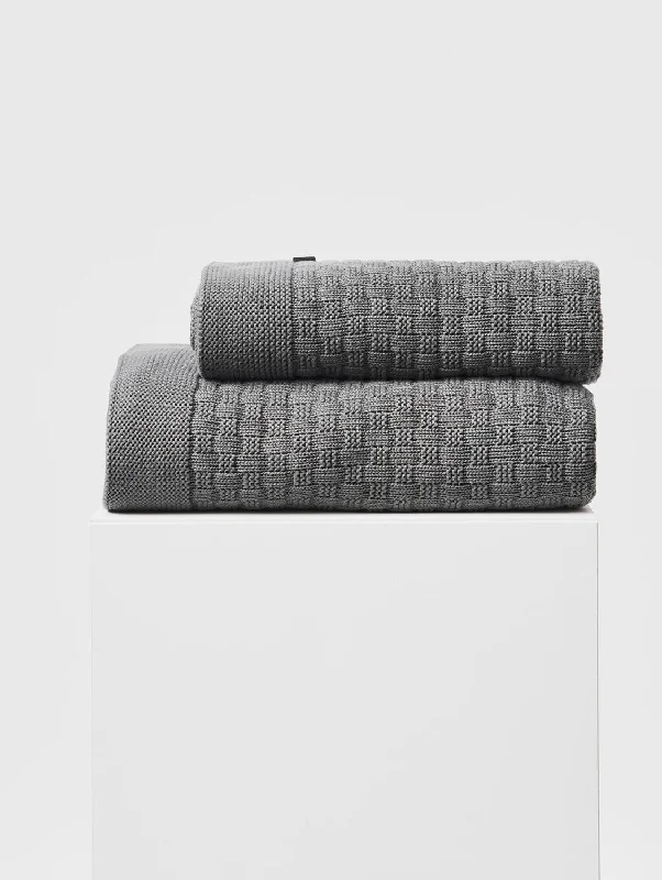 Organic Cotton Knitted Blanket | Grey