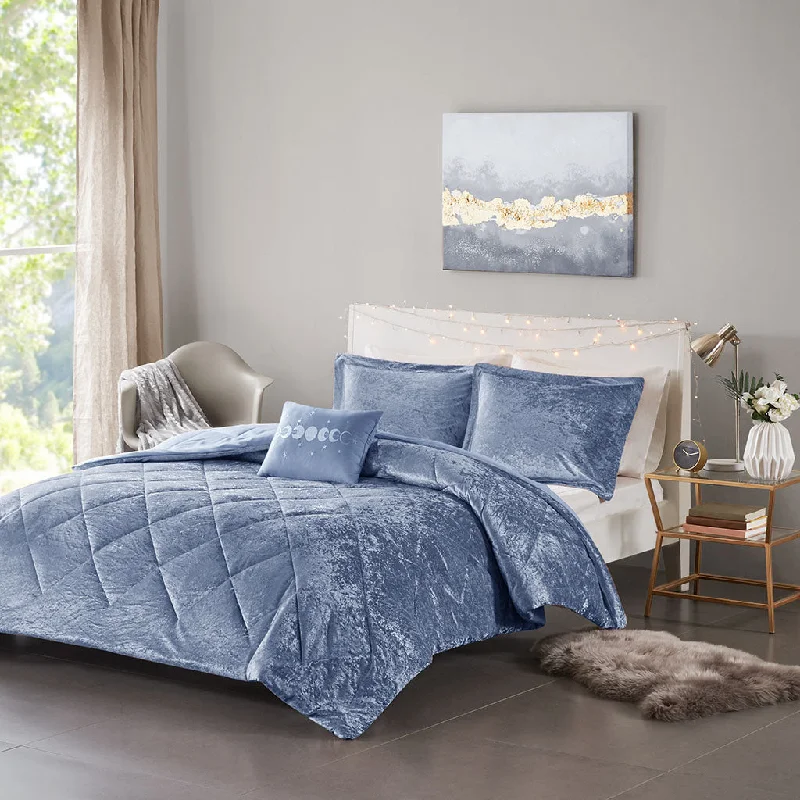 Streamdale Felicia Velvet Comforter Set